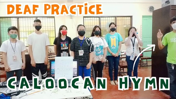 Deaf Learners - Caloocan Hymn Practice