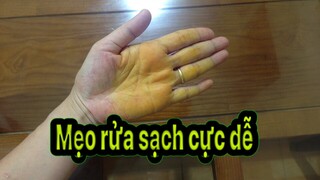 CÁCH RỬA SẠCH NGHỆ DÍNH TAY CỰC DỄ- NGHỆ THUẬT GÓC BẾP