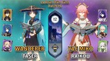C0 Wanderer Taser & C0 Yae Miko Raikou | La Hoàn Thâm Cảnh Tầng 12 | Genshin Impact 3.6