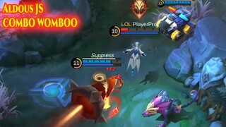 Aldous Johnson COMBO WOMBO Mobile Legends New Blazing force skin