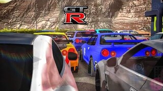 Nissan Gtr Carmeet in Car Parking Multiplayer