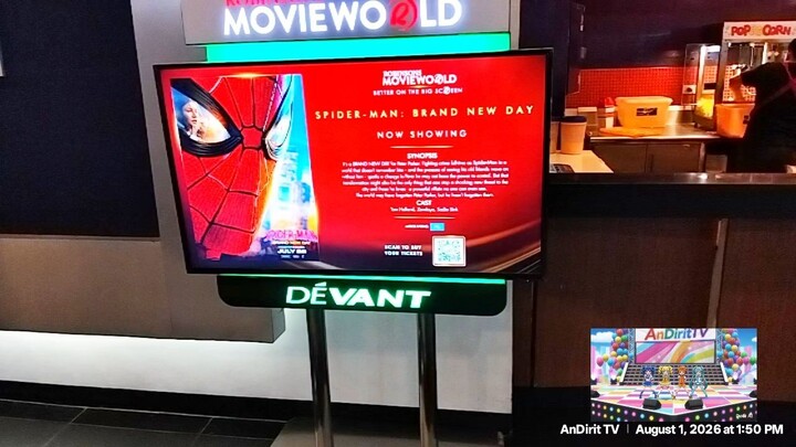 Spiderman Brand New Now Showing
