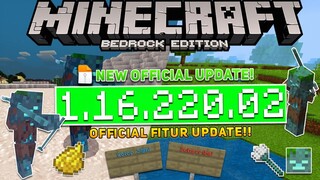 MCPE 1.16.220 RILIS OFFICIAL UPDATE!! | NEW ADD DYE COLORED SIGN & FIXES RELEASED!