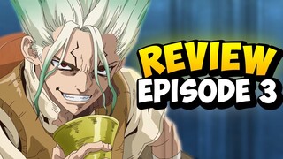 UN NOUVEL ENNEMI ! REVIEW ÉPISODE 3 DR STONE (S3)