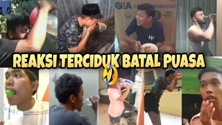 REAKSI TERCIDUK BATAL PUASA 🤣