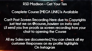 RSD Madison  course  -  Get Your Ten download