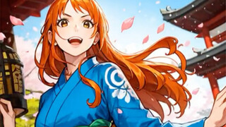 [One Piece] "Laugh as much as you want!" Nami AI Painting