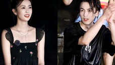 白年好赫|张凌赫黑衣湿发好帅好帅好帅好帅好帅!!白鹿泳衣好美好美!啊啊情侣装啦好养眼啊!