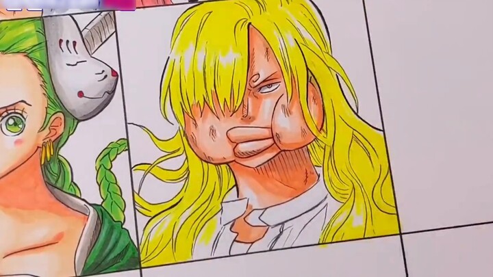 【One Piece】 ارسم الجيل القادم من أعضاء طاقم القبعة القش! كيف سيكون شكلهم؟