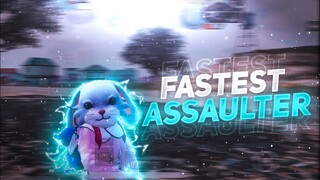 Fastest Assaulter ⚡ | 5 Finger + Gyroscope | PUBG Mobile Montage