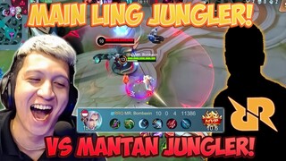 MAIN LING JUNGLER LAGI MALAH KETEMU MANTAN JUNGLER RRQ !