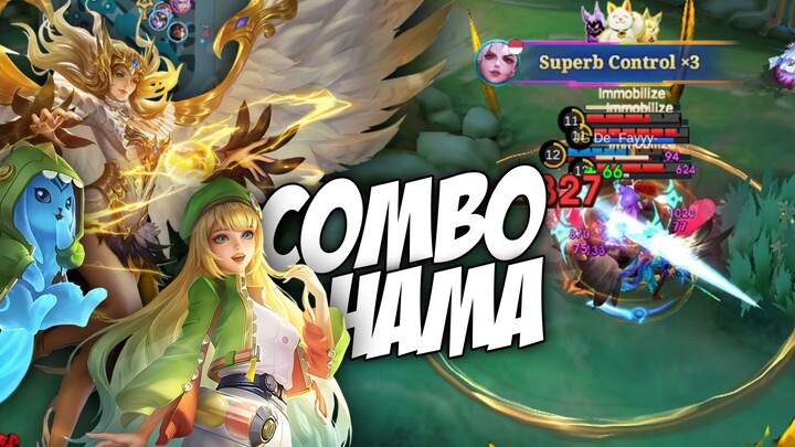 COMBO HAMA ALICE X FLORYN!! AUTO WS PAKE COMBO INI!! - Mobile Legends