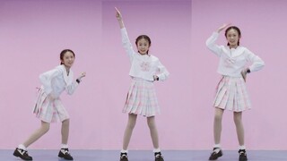 Otaku dance cover in dance classroom