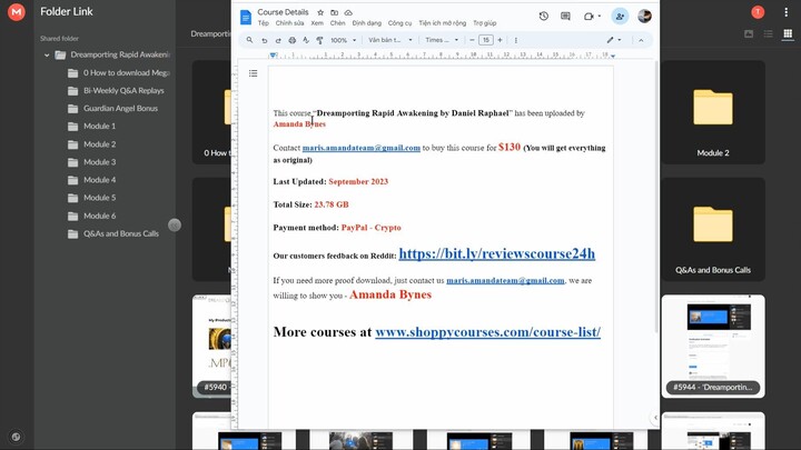 [$130] Dreamporting Rapid Awakening by Daniel Raphael