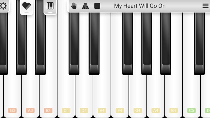my heart will go on piano Lyrics