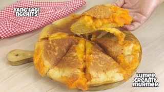 Roti Kentang Keju Teflon (Potato Cheese Bread) Enak Lumer & Creamy Cocok Buat Sarapan dan Snack Sore