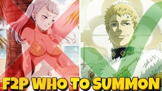 DONT MAKE THIS MISTAKE F2P SUMMON GUIDE FOR SEASON 2 & JULIUS *WHO TO SUMMON* - Black Clover Mobile