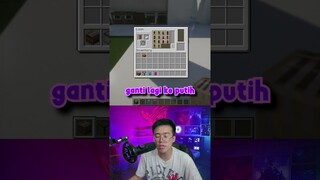 Cara Membuat Gorden / Tirai Jendela Di Minecraft #shorts