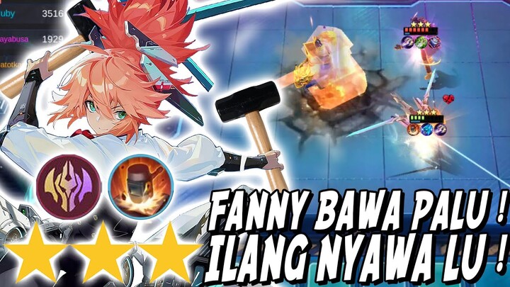 FANNY IMMORTAL BAWA PALU ! SAMBIL TERBANG GUA GETOK PALALU ! HERO LEGEND PUN JADI ABU !