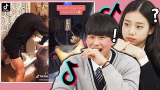 Korean Teenagers React To 'Tik Toks Only BOYS Will Understand'!