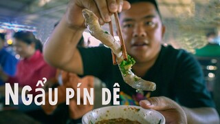 SAPA TV |THƯỞNG THỨC MÓN NGẨU PÍN DÊ TẠI CHỢ PHIÊN CỐC LY