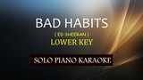 BAD HABITS ( LOWER KEY ) ( ED SHEERAN ) COVER_CY