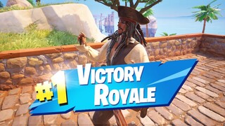 Using JACK SPARROW'S Emote to get VICTORY ROYALE in FORTNITE