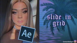 slide in grid | after effects tutorial