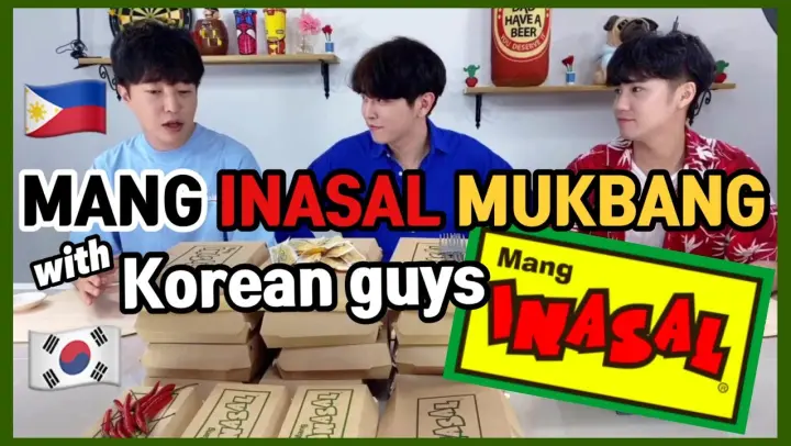 [MUKBANG] Korean Guys Mang Inasal MUKBANG Challenge # 17