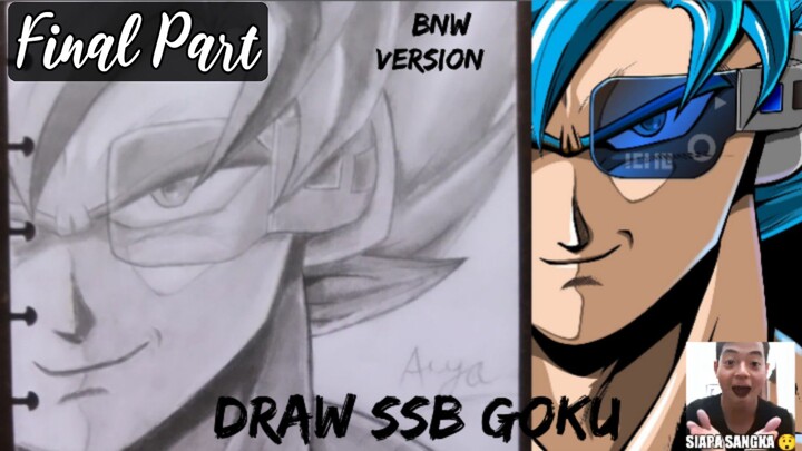 Ketika Atmin Mengeluarkan 20% Kemampuannya 🔥| Draw SSB Goku (BnW Version) (Final Part)