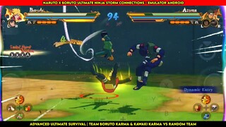 TEAM KARMA VS TEAM SENSEI - NARUTO STORM CONNECTIONS ANDROID GAMEPLAY