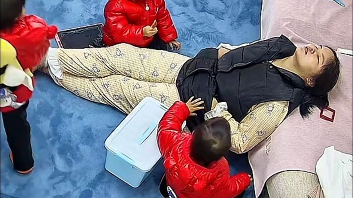 They’re just imitating how their mom treats them.