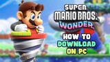 How to download Yuzu Emulator Black Screen & Crash Fix Patch with Super Mario Bros. Wonder PC