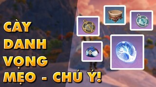 Genshin Impact🔴Mẹo và Chú Ý Cần Biết Khi Cày Danh Vọng