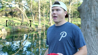 VLOG- Man + River- Giant magnet fishing caught a long sword