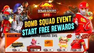 Bomb Squad Event Free Fire | Bomb Squad 5v5 Event Free Rewards, Bundle, Room Cards Free Fire