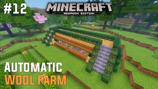 WOOL UNLIMITED!? MEMBANGUN AUTOMATIC WOOL FARM - Minecraft Survival#12