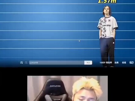 ดันกิงมองดูส่วนสูงของตัวเองแล้วหน้าถึงกับดำไปเลย