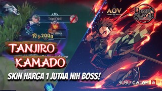 Gacha Dan Review Skin Tanjiro Kamado di AOV x Kimetsu No Yaiba (Demon Slayer) - Arena of Valor