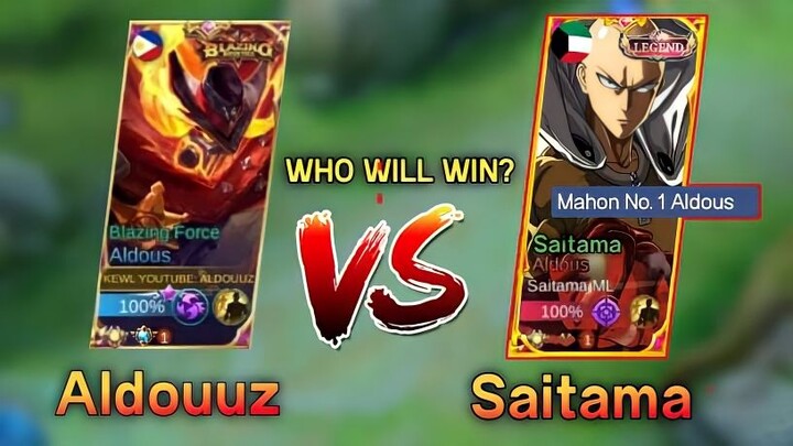 ALDOUUZ VS SAITAMA | BATTLE OF THE PUNCH | WHO WILL WIN? | MLBB