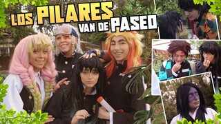 Los PILARES llevan a Tokito al Jardín del Patrón 🍂-【KNY/ COSPLAY VLOG】