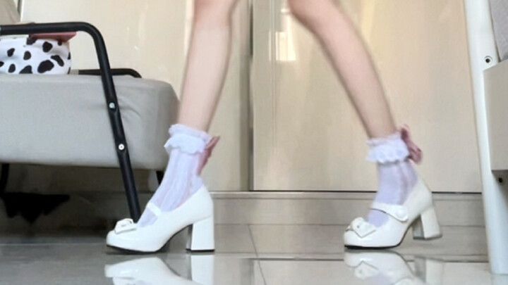 First time wearing lo shoes—so sweet!