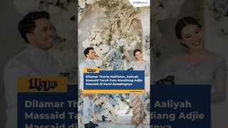 Dilamar Thariq Halilintar, Aaliyah Massaid Taruh Foto Mendiang Adjie Massaid di Kursi Sampingnya