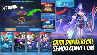 CARA DAPAT RECALL TAS TAS 1 DM! DAN BORONG SKIN CUMA 1 DM! CUMA PAKE PROMO DIAMOND, WAJIB NONTON