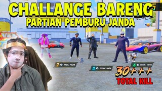 CHALLANGE BARENG PARTIAN PEMBURU JANDA!!! TOTAL KILL SAMPE SETENGAH SERVER PAK!!!!  | PUBG Mobile