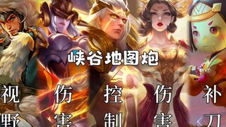 峡谷地图炮