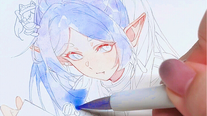 [Lukisan Tangan Cat Air] Lima “Bunga” yang Benar-Benar Datang Menjelang Pintu!