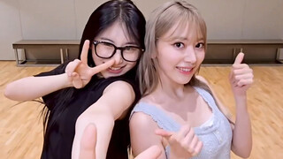 Miyawaki Sakura x Lee Chae-yeon "crazy" challenge