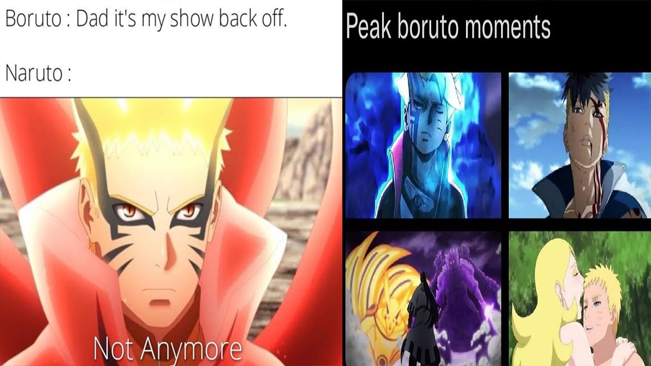 Wholesome version of the Naruto vs Boruto episode memes : r/Boruto