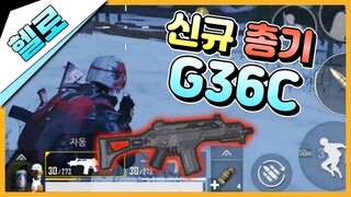 모바일 배그 드디어 본섭에 G36C가 나왔습니다!! [모바일 배틀그라운드]